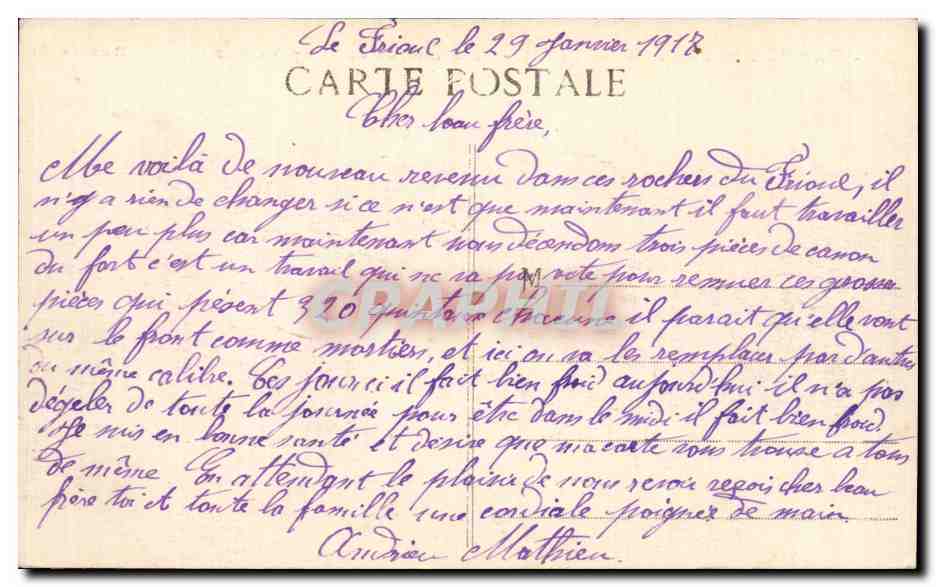 L'Armée Russe à Marseille — Présentation du Drapeau aux troupes Russes — Éditeur : n°10 — Rückseite