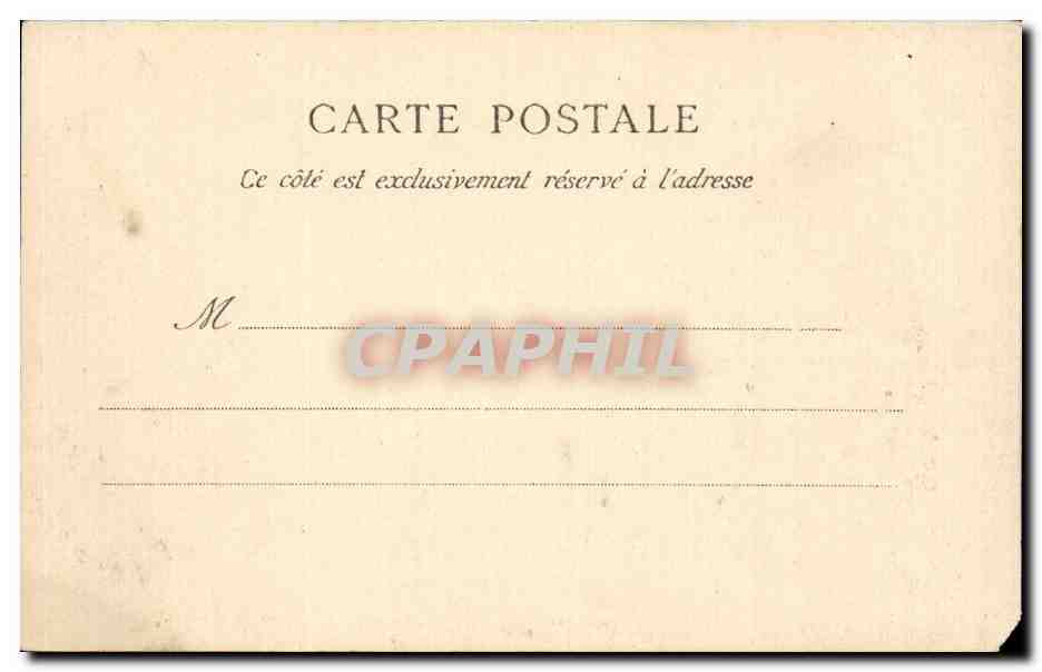 CPA Marseille La gare — Verso