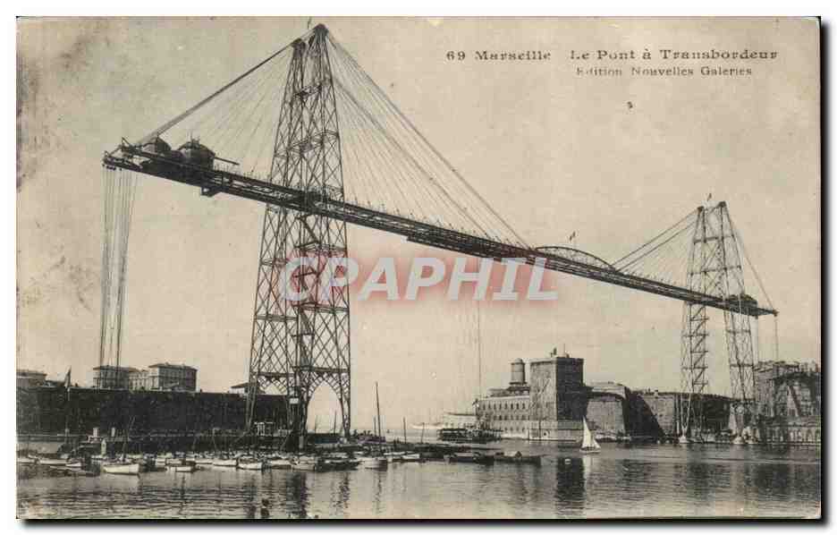 CPA Marseille Le pont a transbordeur