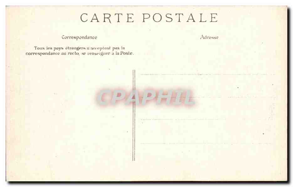 CPA Marseille La jetee Vue du phare — Rückseite