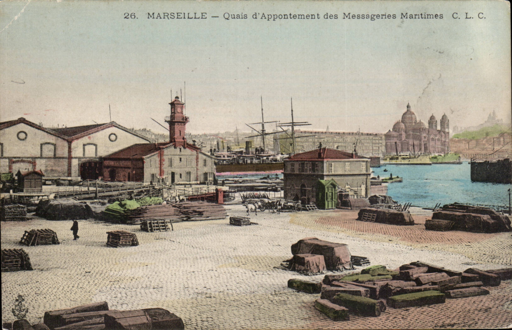 Marseille — Quais d'Appontement des Messageries Maritimes C.L.C.