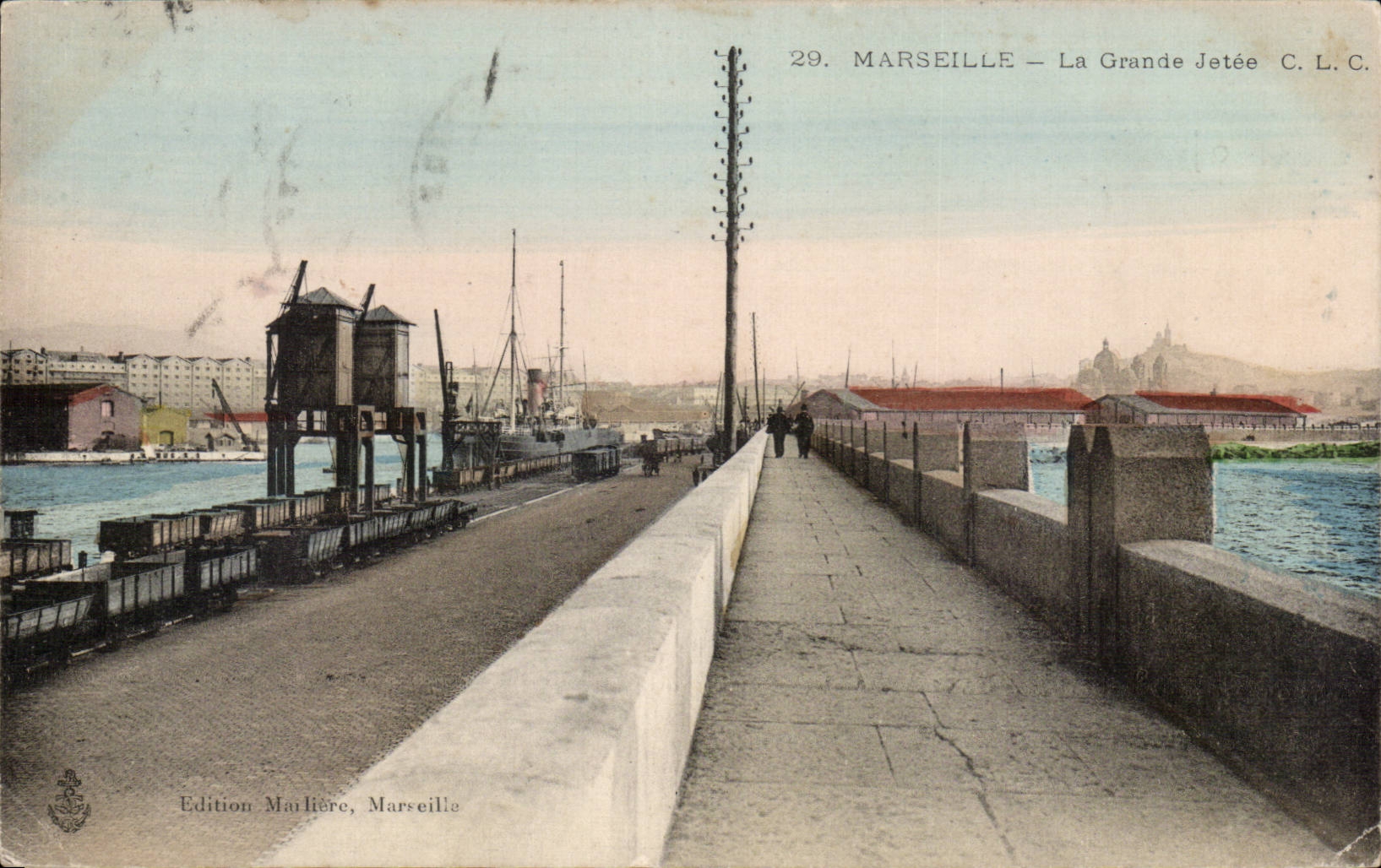 Marseille — La Grande Jetée — Edition Maullière, Marseille
