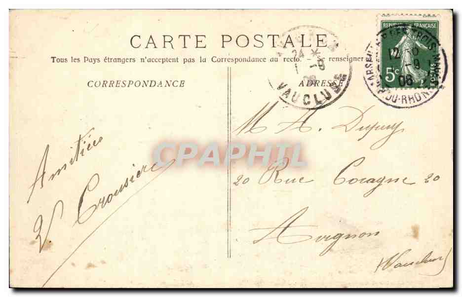 Marsiglia - Il Molo della Fraternità - Un Torpediniere — Verso