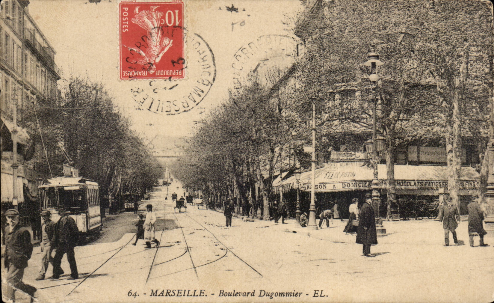CPA Marseille Boulevard Dugommier