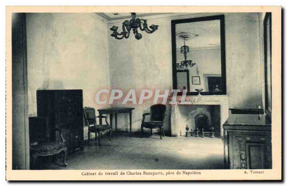Cabinet de travail de Charles Bonaparte, père de Napoléon — A. Tomasi