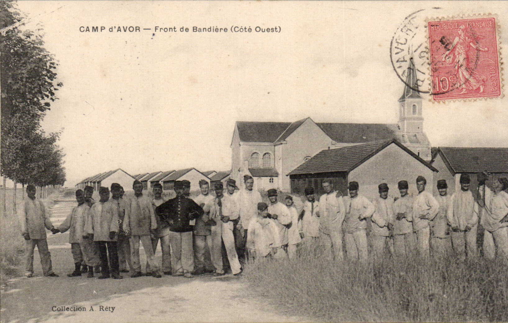Camp d'Avor — Front de Bandière (Côté Ouest) — Collection A Réty