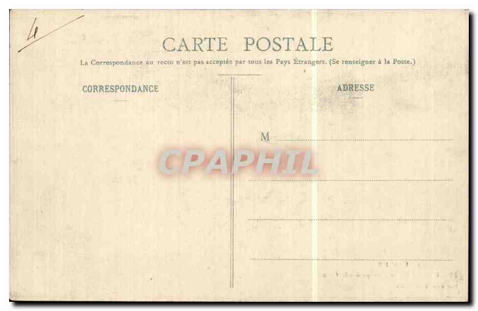 Guérande - Fête-Dieu 1908 - Le Groupe des Enfants — Collection T. H. - 201 — Verso
