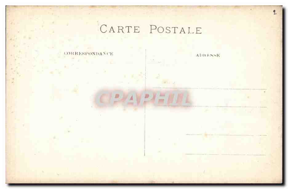 CARTE PHOTO Mont Saint Michel — Rückseite