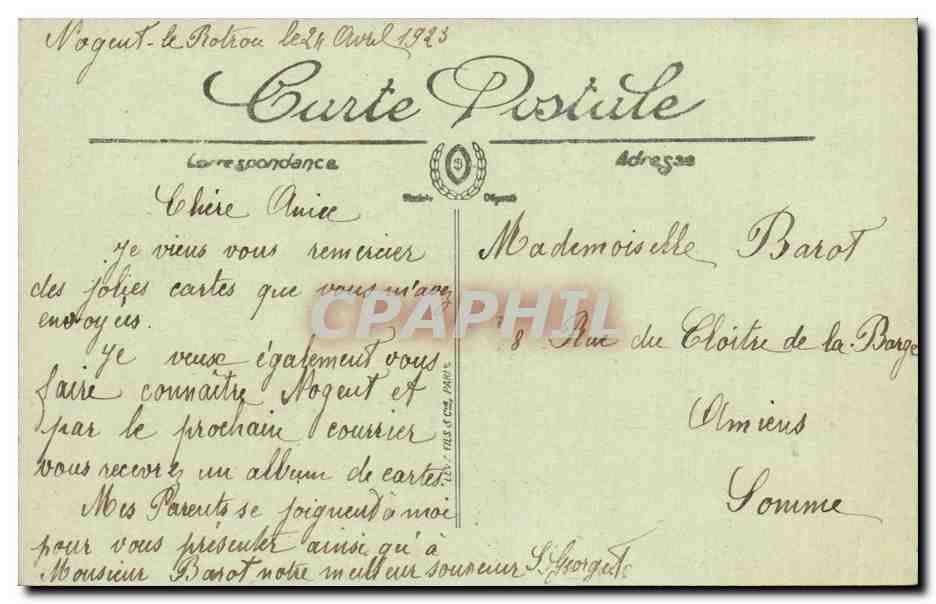 Nogent-le-Rotrou — L'Église Notre-Dame — LL Selecta — Verso