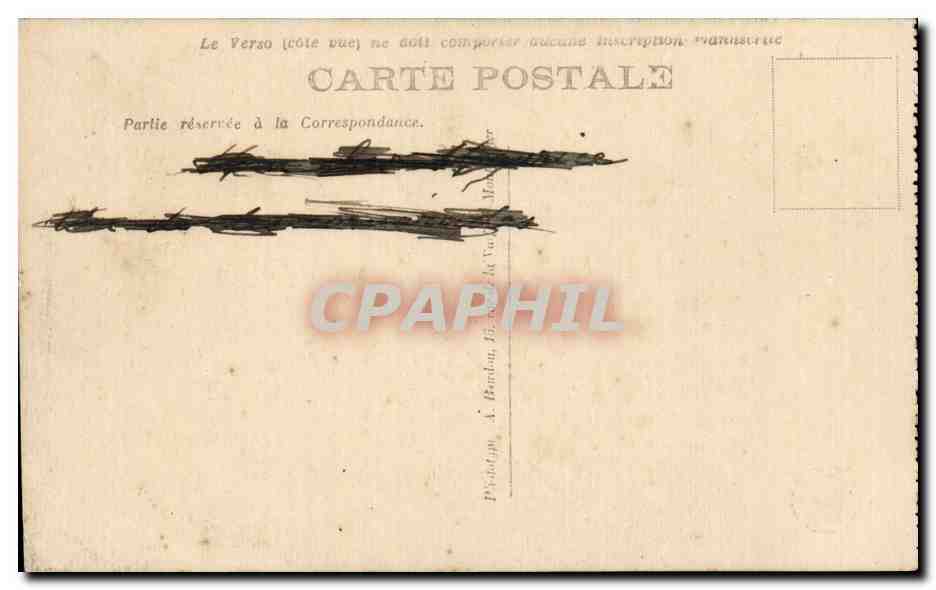 CPA Militaria Tank Chars de combat grimpant des cimes rocheueses — Rückseite