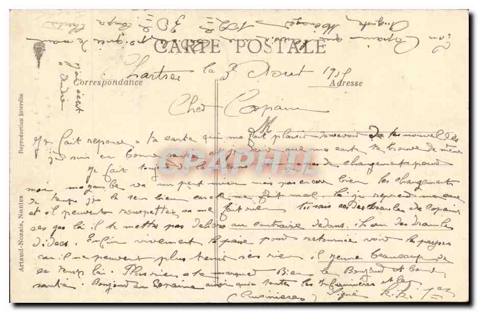 Due soldati britannici con un cavallo - La Guerra Europea del 1914 - n°112 — Verso