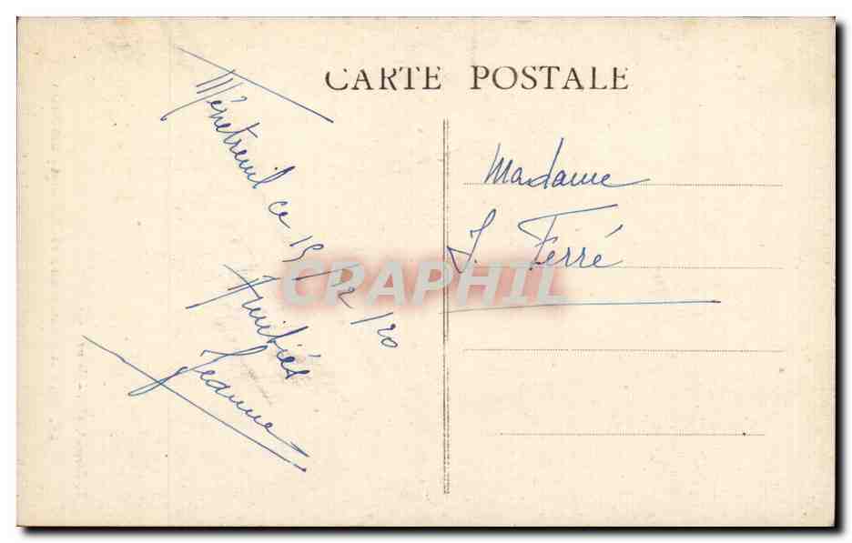 CPA Folklore Costume Bressane ancienne et Bressane moderne — Verso