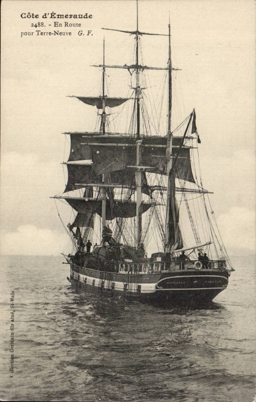 Costa de Esmeralda — En camino hacia Terranova — G.F. — Edición Gérmain hijo, St-Malo