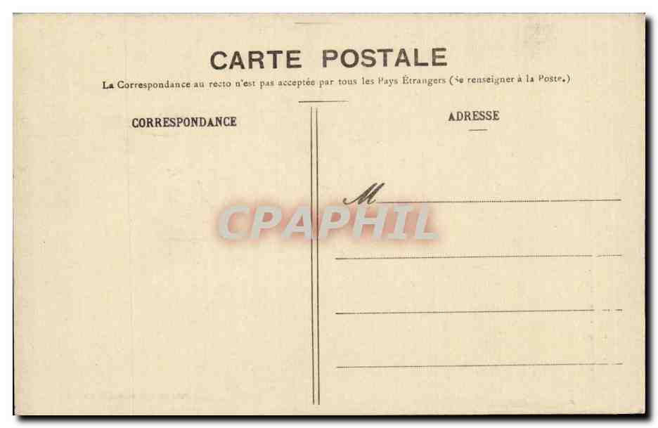 Costa de Esmeralda — En camino hacia Terranova — G.F. — Edición Gérmain hijo, St-Malo — Reverso