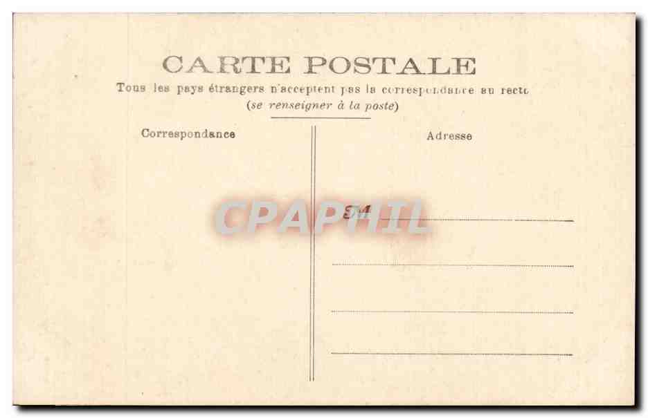 CPA Le Mans Maison dite de la Reine Berangere — Rückseite