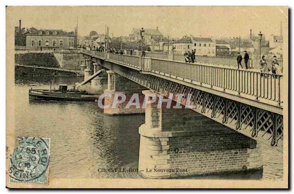 CPA Choisy le Roi Le nouveau pont 