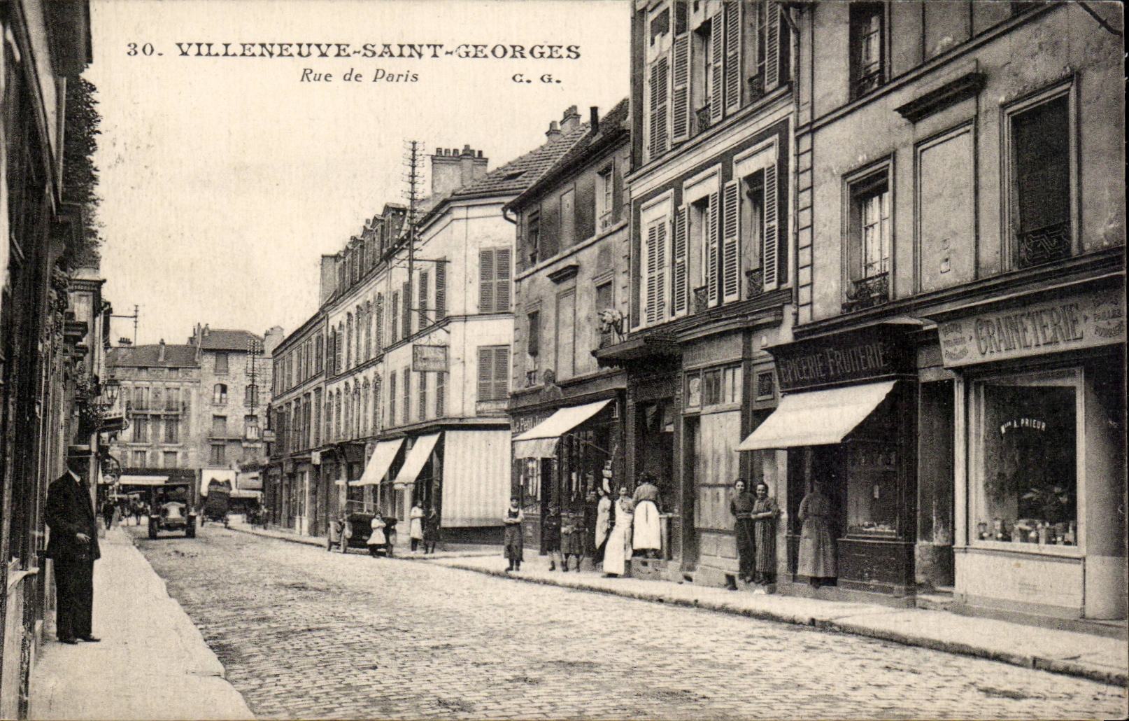 CPA Villeneuve Saint Georges Rue de Paris 