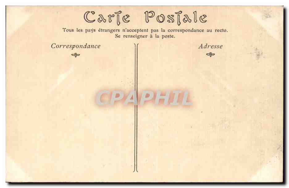 CPA Marine militaire Le cuirasse Garde Cotes Henri IV — Verso