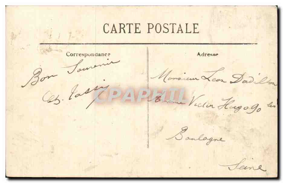 Boulogne-sur-Mer — La Sortie du "Onward" — LL. — Verso