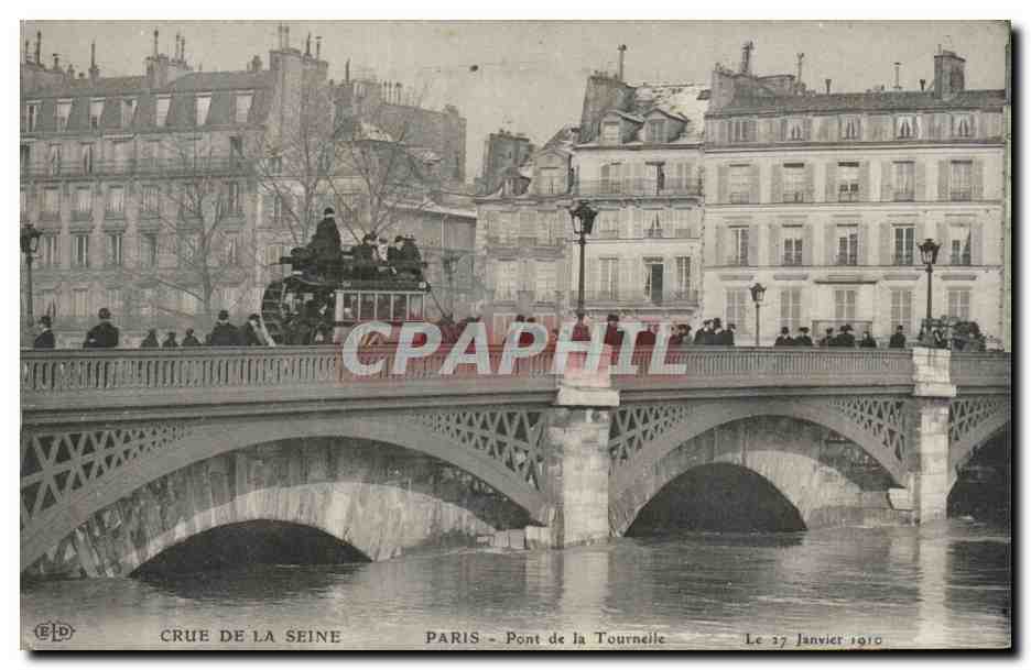 Crue de la Seine — Paris - Pont de la Tournelle — ELD, n° 102