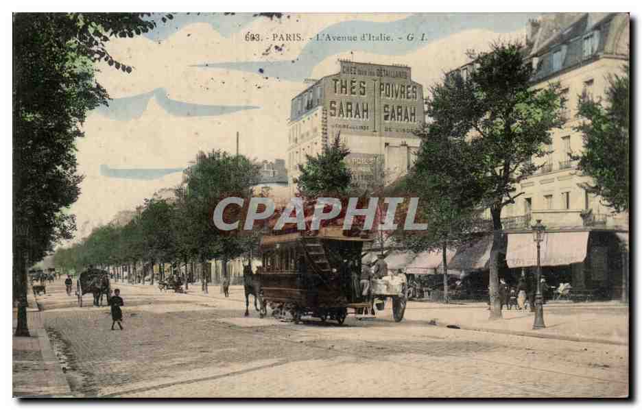 Paris - L'Avenue d'Italie - G.I. - n°693