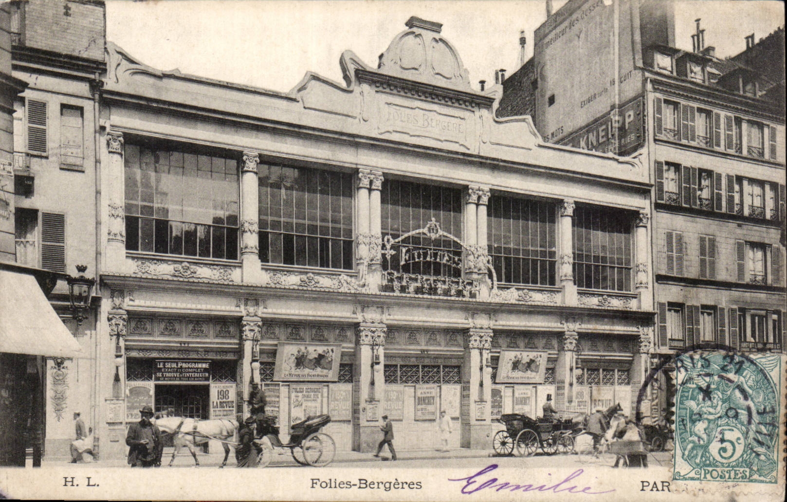 CPA Paris Folies Bergeres Music Hall