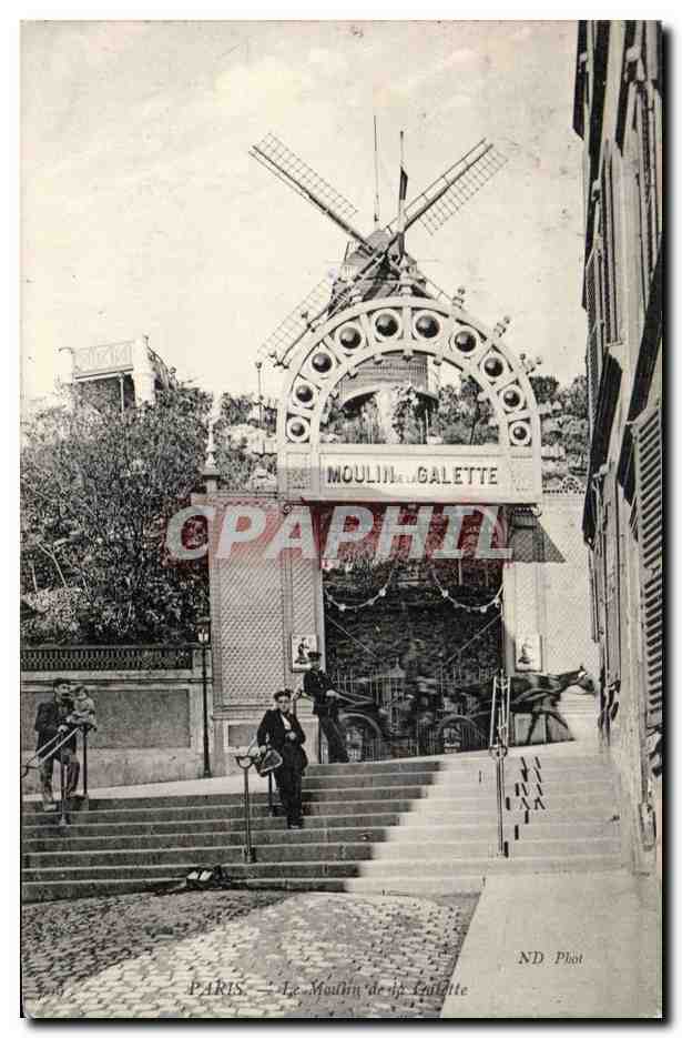 CPA Paris Le Moulin de la Galette