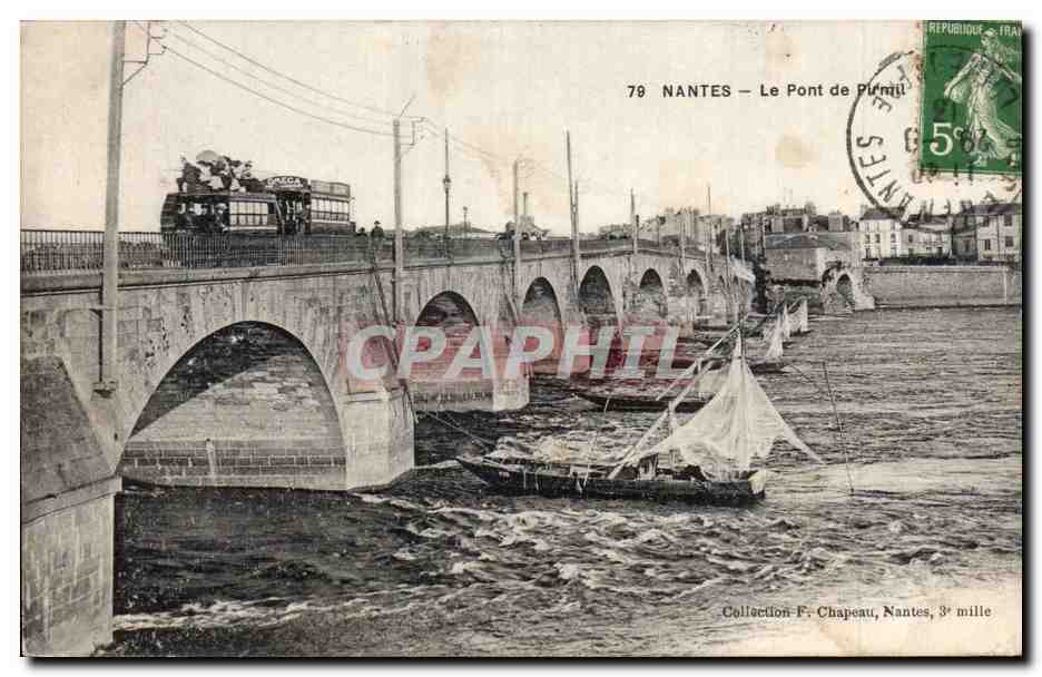 NANTES — Le Pont de Pirmil — Chapeau, 3e mille