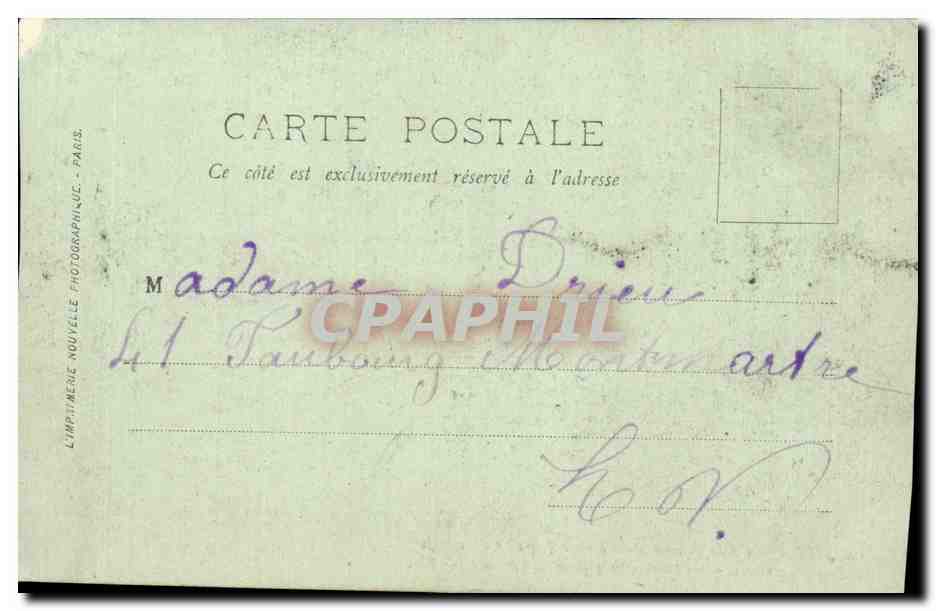 Versailles — Les Souverains quittent le Château — LL. M.C. (n°42) — Achterkant