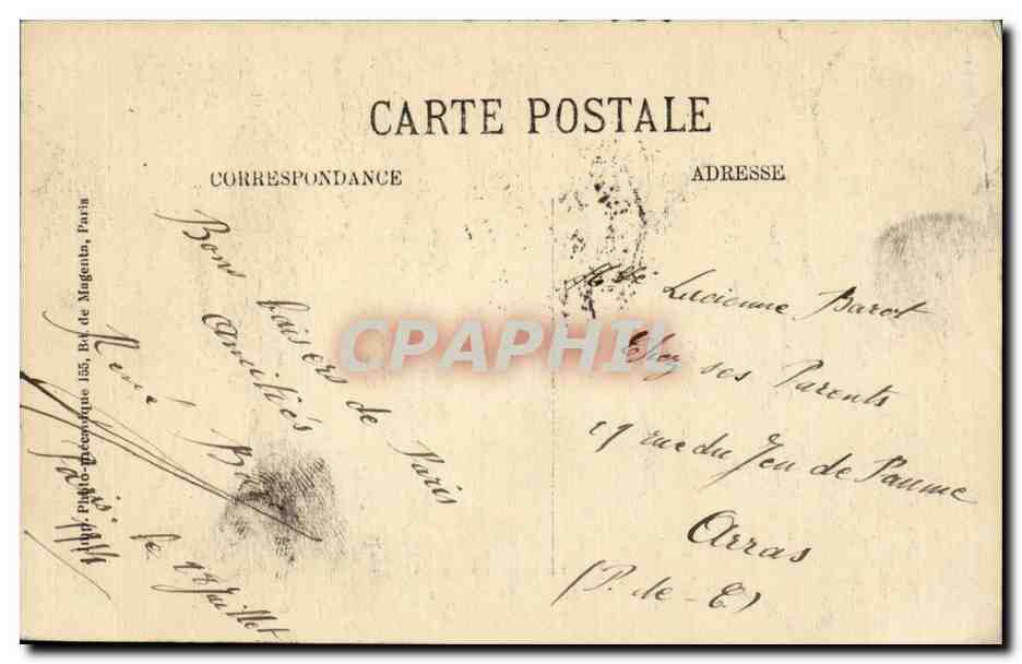 Parigi - Ricordo del Jardin des Plantes — 318 — editore non visibile — Verso