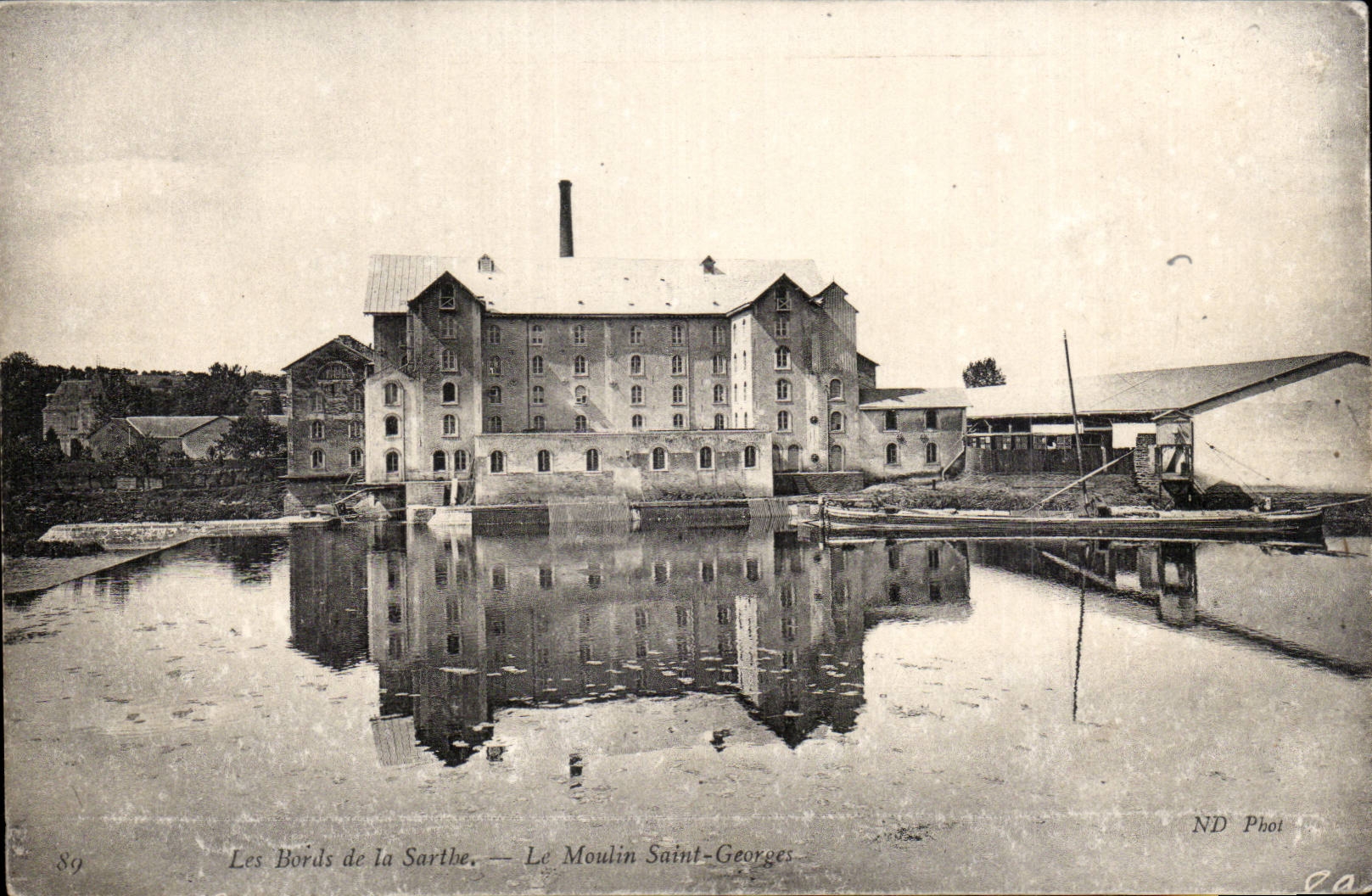 Les Bords de la Sarthe — Le Moulin Saint-Georges — ND Phot