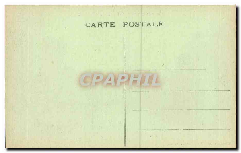 Coudrecieux (Sarthe) - Avenue de la Mairie — Phototypie J. Néral, Château-du-Loir (Sarthe) — Verso