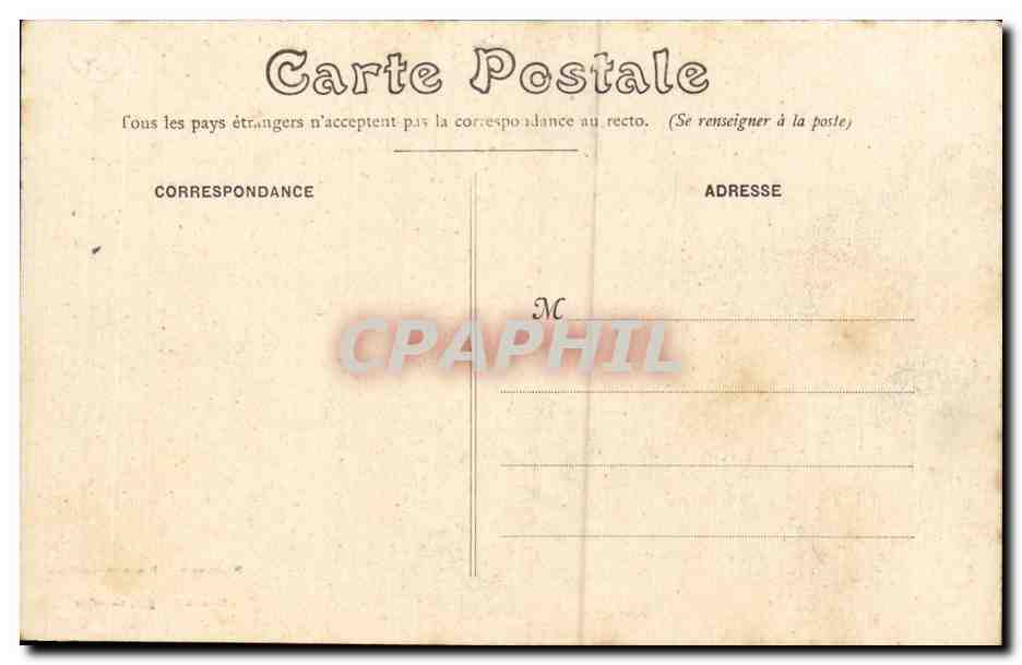 CPA Le Mans 26eme regiment d'artillerie Pointage du canon  — Rückseite