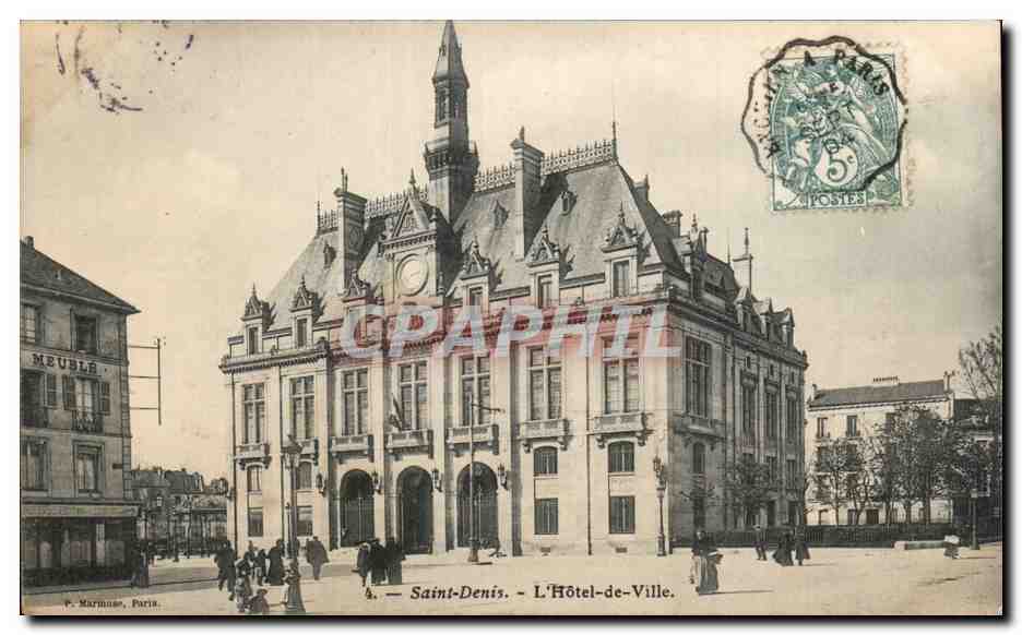 CPA Saint Denis L'hotel de ville
