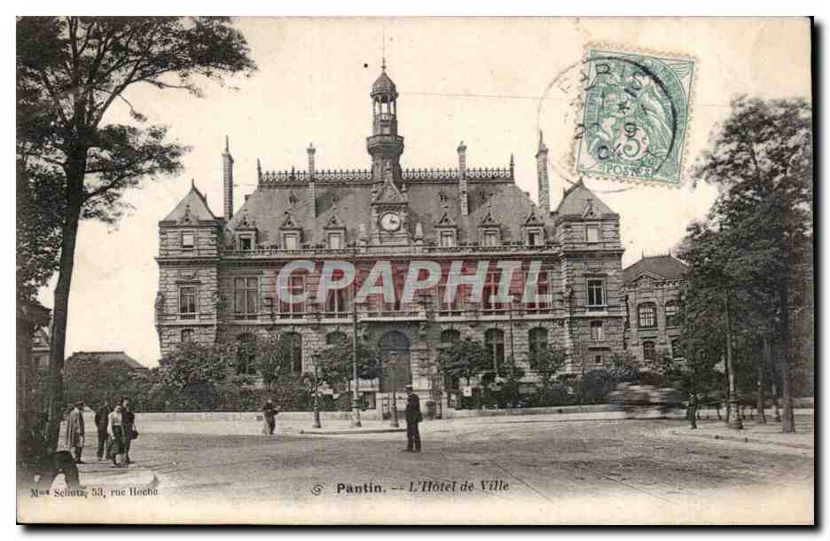 CPA Pantin L'hotel de ville