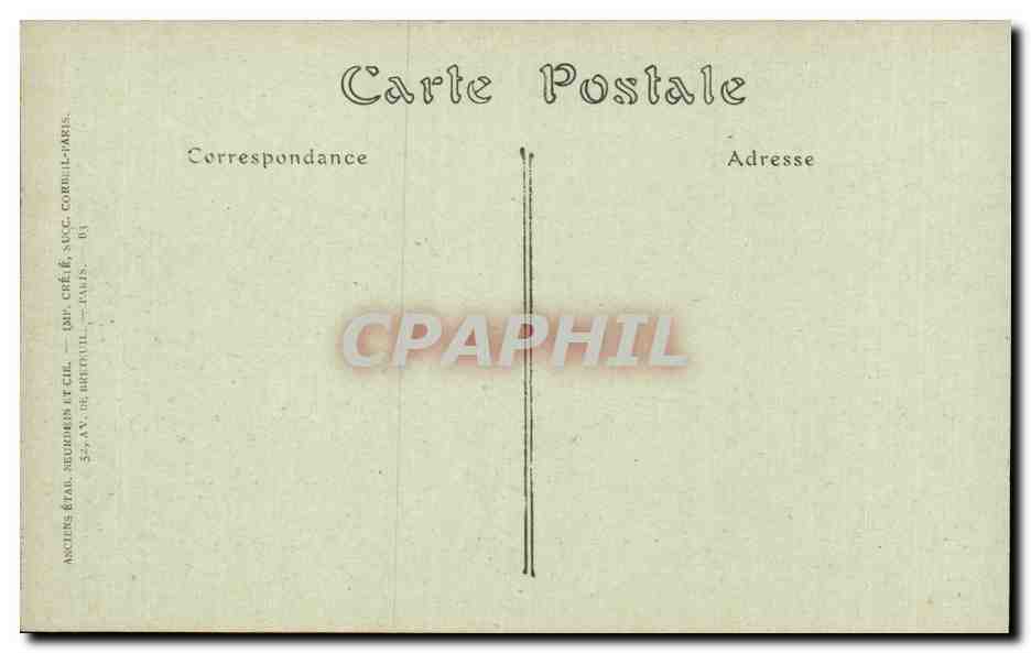 CPA Pau Le boulevard des Pyrenees — Rückseite