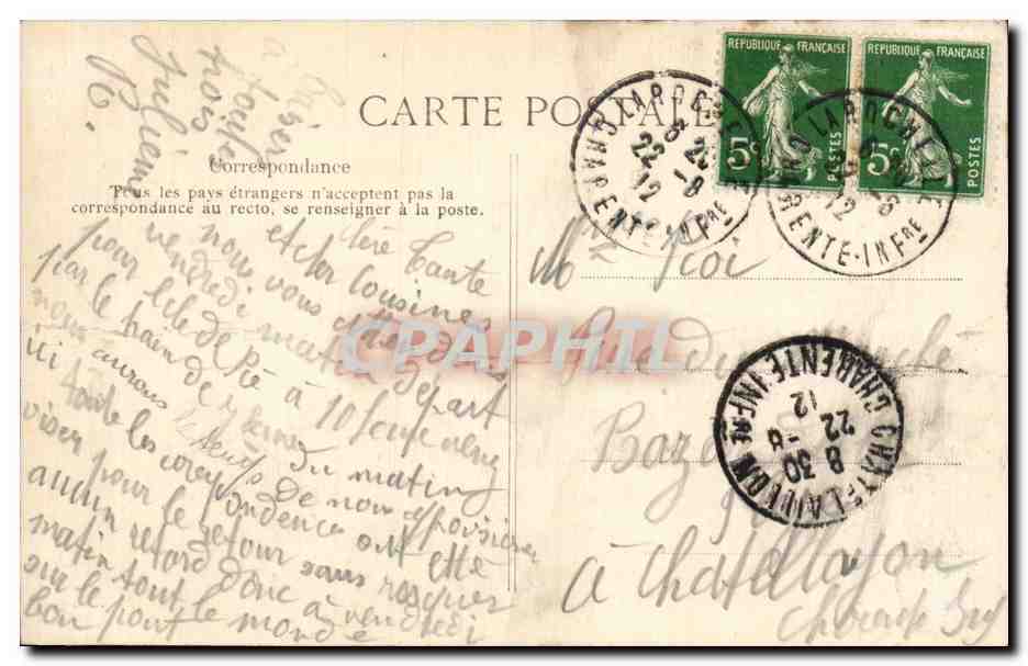 La Rochelle — Les Bassins — B.L.I.R. — Verso