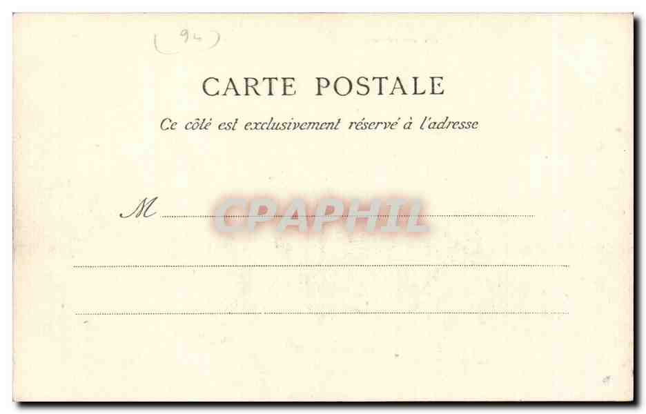 CPA Fontenay sous Bois Manufacture Pianos Gaveau Piano Musique — Back