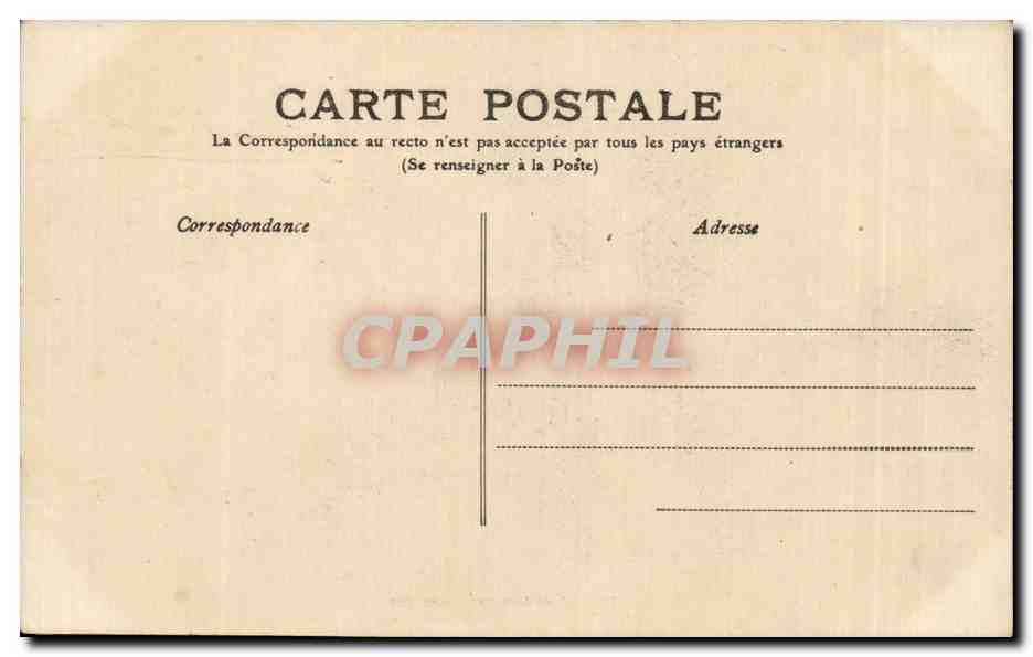 CPA Les chansons de Jean Rameau Berry Premiers pas Folklore Costume — Verso