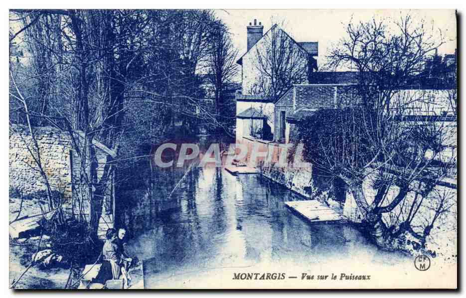 CPA Montargis Vue sur le Puiseaux 