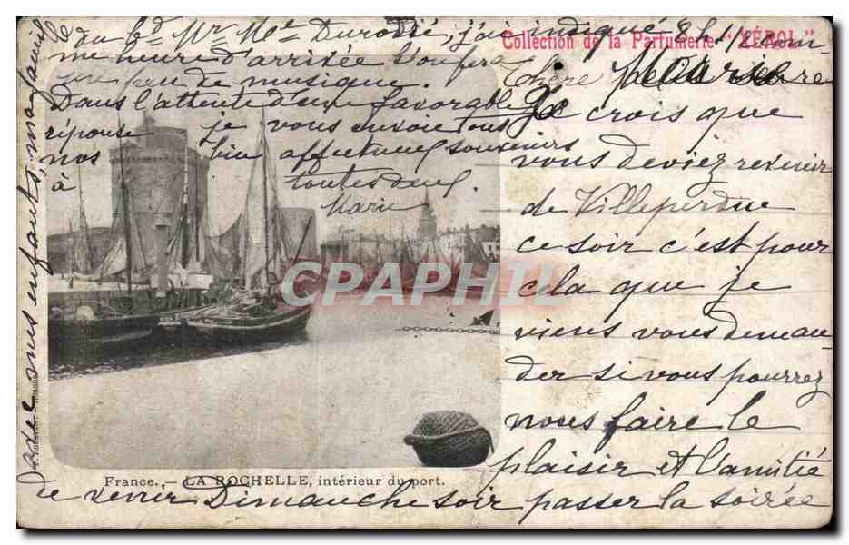 La Rochelle, intérieur du port — Collection de la Parfumerie XEROL — éditeur XEROL, n° de série non visible