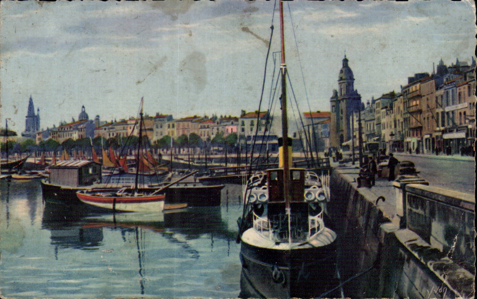 La Rochelle (Charente-Inférieure) — Le port et le quai Duperré — Les Éditions d'Art Yvon, Paris