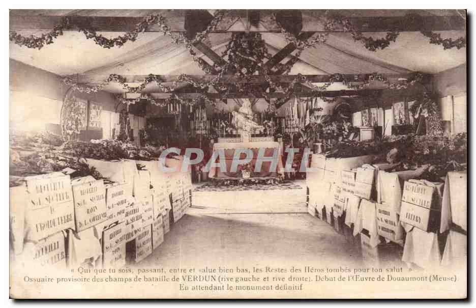 CPA Verdun Debut de l'oeuvre de Douaumont en attendant le projet definitif Militaria