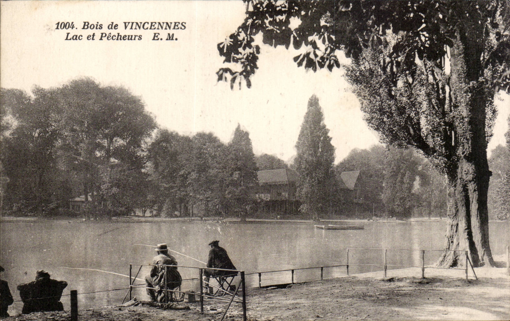 CPA Bois de Vincennes Lac et pecheurs