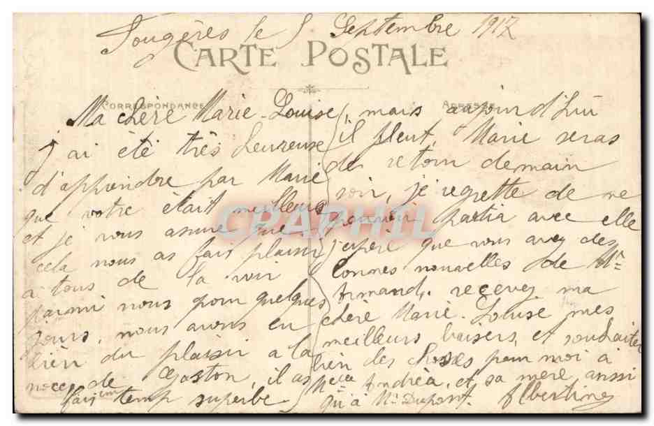 CPA Legendes normandes La legende du bois Pentou Folklore Costume — Verso
