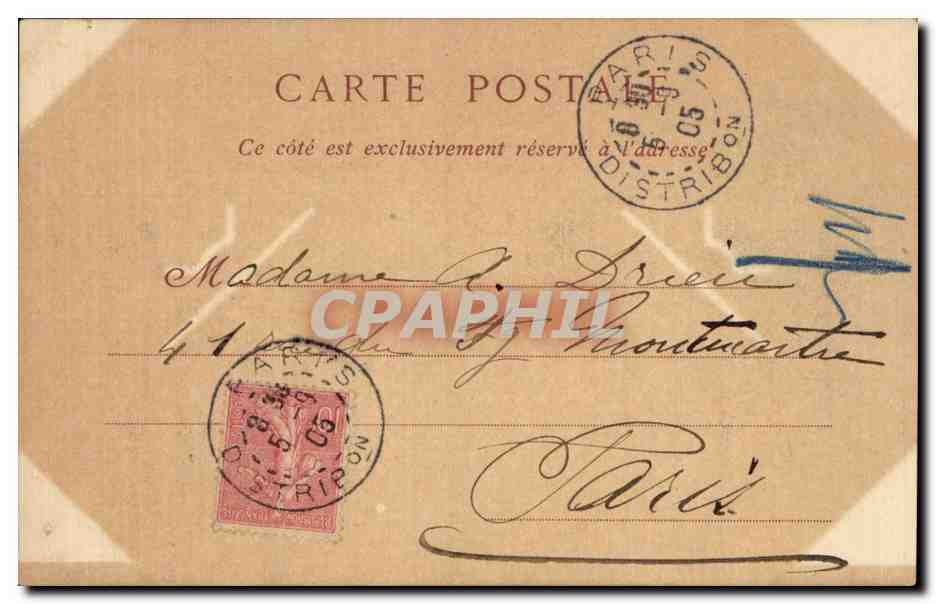 CPA Bordeaux Vue generale prise de la Bastide — Verso