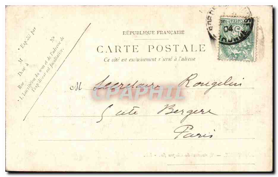 Châteaux — Restaurant du Chapon fin. — LL. — Verso