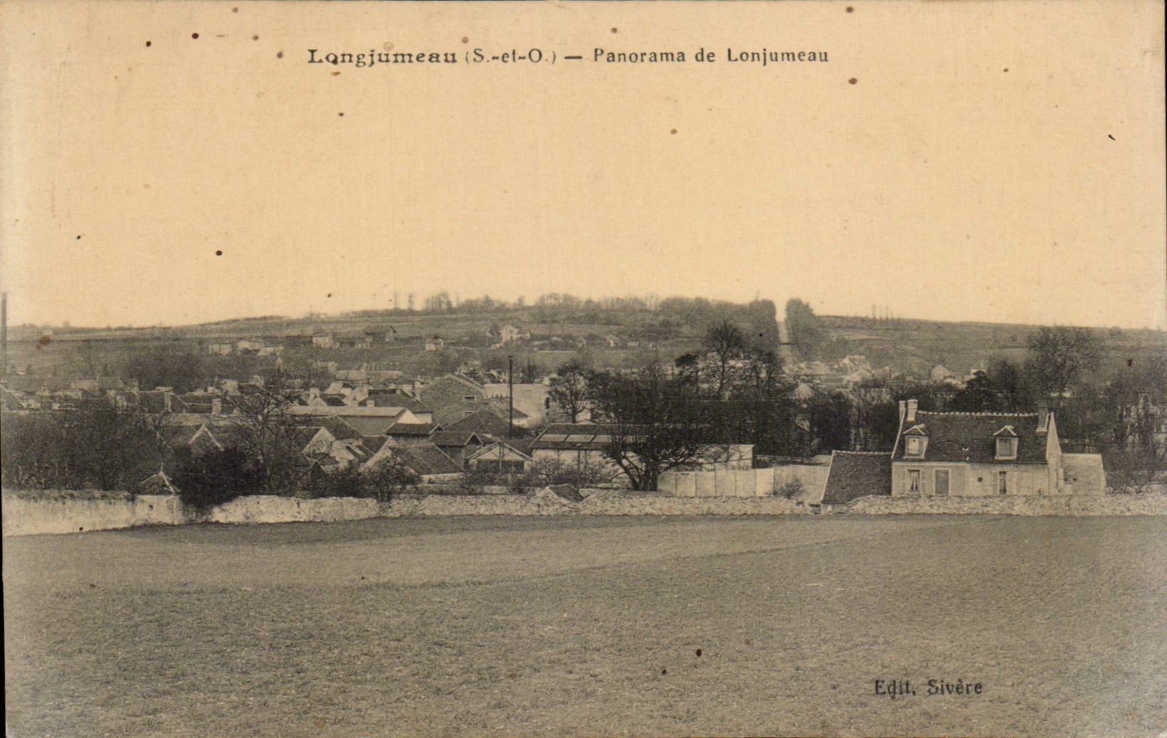 CPA Longjumeau Panorama de Longjumeau