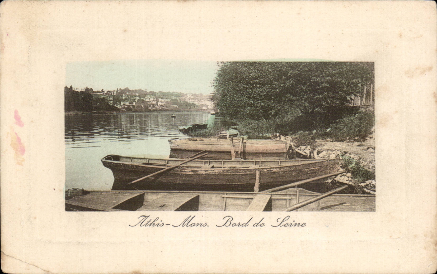 CPA Athis Mons Bord de Seine 