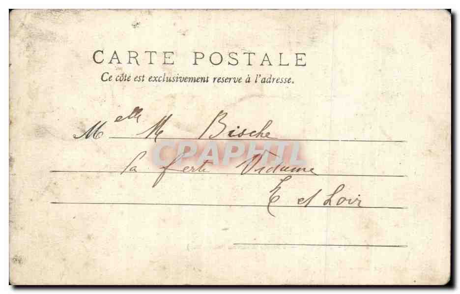 CPA Yerres Vue du chateau vers 1800 — Back